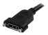 DPPNLFM3PW - StarTech.com 3 ft / 91 cm 20 pin DP DisplayPort Extension Panel Mount Cable - Close up