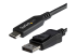 CDP2DP146B - StarTech.com 6ft/1.8m USB C to DisplayPort 1.4 Cable, 4K/5K/8K USB Type-C to DP 1.4 Alt Mode Video Adapter Converter, HBR3/HDR/DSC, 8K 60Hz DP 1.4 Monitor Cable for USB-C and Thunderbolt 3 - Right-angle