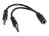 MUYHSFMM - StarTech.com 3.5mm 4 Position to 2x 3 Position 3.5mm Headset Splitter Adapter - Left-angle