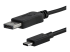 CDP2DPMM1MB - StarTech.com 3ft/1m USB C to DisplayPort 1.2 Cable 4K 60Hz, USB-C to DisplayPort Adapter Cable HBR2, USB Type-C DP Alt Mode to DP Monitor Video Cable, Compatible with Thunderbolt 3, Black - Close up