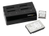 SDOCK4U33 - StarTech.com 4-Bay USB 3.0 to SATA Hard Drive Docking Station, USB Hard Drive Dock, External 2.53.5 SATA III (6Gbps) SSDHDD Docking Station, Hot-Swappable Hard Drive Bay - Left-angle