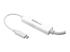 CDP2DPMM3MW - StarTech.com 9.8ft/3m USB C to DisplayPort 1.2 Cable 4K 60Hz, USB-C to DisplayPort Adapter Cable HBR2, USB Type-C DP Alt Mode to DP Monitor Video Cable, Compatible w/ Thunderbolt 3, White - Close up