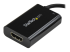 CDP2HDUCP - StarTech.com USB C to HDMI 2.0 Adapter with Power Delivery, 4K 60Hz USB Type-C to HDMI Display/Monitor Video Converter, 60W PD Pass-Through Charging Port, Thunderbolt 3 Compatible, Black - Close up