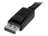 DPPNLFM3PW - StarTech.com 3 ft / 91 cm 20 pin DP DisplayPort Extension Panel Mount Cable - Close up