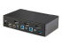 D86A2-2-PORT-8K-KVM - StarTech.com 2-Port DisplayPort KVM Switch, 8K 60Hz / 4K 144Hz, Single Display, DP 1.4, 2x USB 3.0 Ports, 4x USB 2.0 HID Ports, Push-Button & Hotkey Switching, TAA Compliant - Back