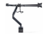 3M1A3SG-MONITOR-ARM - StarTech.com Crossbar Triple Monitor Desk Mount, VESA 75x75/100x100 - Back