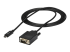 CDP2VGAMM2MB - StarTech.com 6ft (2m) USB C to VGA Cable, 1920x1200/1080p USB Type C to VGA Video Active Adapter Cable, Thunderbolt 3 Compatible, Laptop to VGA Monitor/Projector, DP Alt Mode HBR2 Cable - Right-angle