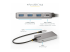 HB31C3A1CDPPD3 - StarTech.com 4-Port USB-C Hub with USB-C DP Alt Mode Video Output 4K 60Hz, 3x USB-A, 1x USB-C, 100W Power Delivery Pass-Through, USB 3.2 Gen 2 (10Gbps), Portable USB Type-C to USB Type-A/C - Multi-angle