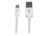 USBLT2MW - StarTech.com 2m (6ft) Long White Apple 8-pin Lightning Connector to USB Cable for iPhone / iPod / iPad - Close up