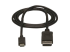 CDP2DPMM1MB - StarTech.com 3ft/1m USB C to DisplayPort 1.2 Cable 4K 60Hz, USB-C to DisplayPort Adapter Cable HBR2, USB Type-C DP Alt Mode to DP Monitor Video Cable, Compatible with Thunderbolt 3, Black - Front