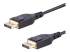 DP14MM2M - StarTech.com 6ft/2m VESA Certified DisplayPort 1.4 Cable, 8K 60Hz HBR3 HDR, Super UHD DisplayPort to DisplayPort Monitor Cord, Ultra HD 4K 120Hz DP 1.4 Slim Video Cable M/M DP Connectors - Close up