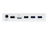 ST4300U3C1 - StarTech.com 3 Port USB 3.0 Hub plus Combo Fast Charge Port (2.1A) with Smartphone / Tablet Stand - Back