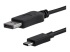 CDP2DPMM1MB - StarTech.com 3ft/1m USB C to DisplayPort 1.2 Cable 4K 60Hz, USB-C to DisplayPort Adapter Cable HBR2, USB Type-C DP Alt Mode to DP Monitor Video Cable, Compatible with Thunderbolt 3, Black - Close up