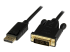 DP2DVIMM6BS - StarTech.com 6 ft DisplayPort to DVI Active Adapter Converter Cable - Right-angle