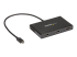 MSTCDP123HD - StarTech.com 3-Port Multi Monitor Adapter, USB-C to 3x HDMI Video Splitter, USB Type-C DP 1.2 Alt Mode to HDMI MST Hub, Dual 4K 30Hz or Triple 1080p, Thunderbolt 3 Compatible, Windows Only - Left-angle