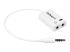 MUYHSMFFADW - StarTech.com 4 Position Microphone and Headphone Splitter 3.5 mm 4 Pin / 4 Pole Mic and Audio Combo Splitter Cable (MUYHSMFFADW) - Right-angle