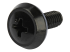 CABSCREW1032 - StarTech.com 50 Pack 10-32 Server Rack Cage Nuts and Screws with Washers, Rack Mount Hardware Kit, Network/IT Equipment Cabinet Clip/Captive Nuts & Bolts for Square Rack Holes, Black, TAA - Right-angle