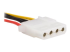 LP4SATAFM2L - StarTech.com SATA to LP4 Power Cable Adapter with 2 Additional LP4 - Close up