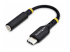 USBCAUDIO2 - StarTech.com USB-C Audio Adapter to 3.5mm TRRS Jack, Headphone Aux Dongle - Right-angle