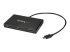 MSTCDP123HD - StarTech.com 3-Port Multi Monitor Adapter, USB-C to 3x HDMI Video Splitter, USB Type-C DP 1.2 Alt Mode to HDMI MST Hub, Dual 4K 30Hz or Triple 1080p, Thunderbolt 3 Compatible, Windows Only - Right-angle