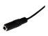 MU1MMFS - StarTech.com 1m Slim 3.5mm Stereo Extension Audio Cable - Right-angle