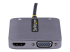122-USBC-HDMI-4K-VGA - StarTech.com USB C Video Adapter, USB C to HDMI VGA Multiport Adapter w/ 3.5mm Audio Output, 4K 60Hz, HDR, 100W PD 3.0, USB C Monitor Adapter for Laptop, Thunderbolt 3/4 Compatible - Close up