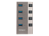 5G4AIBS-USB-HUB-EU - StarTech.com 4-Port Self-Powered USB-C Hub with Individual On/Off Switches, USB 3.0 5Gbps Expansion Hub w/Power Supply, Desktop/Laptop USB-C to USB-A Hub, 4x BC 1.2 (1.5A), USB Type C Hub - Front