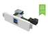 TC3 USBB+ - VISION TechConnect 3 USB-b module with active booster circuit - Right-angle