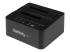 SDOCK2U313R - StarTech.com Standalone Hard Drive Duplicator, Dual Bay HDDSSD ClonerCopier, USB 3.1 (10 Gbps) to SATA III (6Gbps) HDDSSD Docking Station, Hard Disk Duplicator Dock - Right-angle