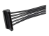 PYO4SATA - StarTech.com 15.7 in (400 mm) SATA Power Splitter Adapter Cable - Close up