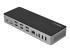 DK31C3HDPDUE - StarTech.com USB-C & USB-A Dock, Hybrid Universal Triple Monitor Laptop Docking Station w/ DisplayPort & HDMI 4K 60Hz, 85W Power Delivery, 6x USB Hub, Ethernet, Audio, USB 3.1 Gen 2 10Gbps - Back