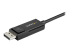 CDP2DP1MBD - StarTech.com 3ft (1m) USB C to DisplayPort 1.2 Cable 4K 60Hz, Bidirectional DP to USB-C or USB-C to DP Reversible Video Adapter Cable, HBR2/HDR, USB Type C/Thunderbolt 3 Monitor Cable - Close up