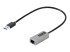 USB31000S2 - StarTech.com USB to Ethernet Adapter, USB 3.0 to 10/100/1000 Gigabit Ethernet LAN Converter for Laptops, 1ft (30cm) Attached Cable, USB to RJ45 Adapter, USB NIC Adapter, Ethernet Dongle - Right-angle