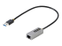 USB31000S2 - StarTech.com USB to Ethernet Adapter, USB 3.0 to 10/100/1000 Gigabit Ethernet LAN Converter for Laptops, 1ft (30cm) Attached Cable, USB to RJ45 Adapter, USB NIC Adapter, Ethernet Dongle - Right-angle