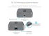 TB310G2 - StarTech.com Thunderbolt 3 to Ethernet Adapter, 10GbE, Multi-Gigabit, Thunderbolt 3 to RJ45 Network Adapter, 10GBASE-T/5-2.5GBASE-T NIC, TB3/TB4 10G Network Adapter w/ TB3-Certified Cable, TB3 10GbE, Win/Mac (TB310G2) - Multi-angle