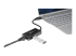 USB31000S2H - StarTech.com 2 Port USB 3.0 Hub with Ethernet - Left-angle
