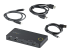 SV221HUC4K - StarTech.com 2 Port Hybrid USB-A + HDMI & USB-C KVM Switch, Single 4K 60Hz HDMI 2.0 Monitor, Compact Desktop and/or Laptop HDMI KVM Switch, USB Bus Powered, Thunderbolt 3 Compatible - Right-angle
