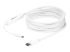 CDP2DPMM3MW - StarTech.com 9.8ft/3m USB C to DisplayPort 1.2 Cable 4K 60Hz, USB-C to DisplayPort Adapter Cable HBR2, USB Type-C DP Alt Mode to DP Monitor Video Cable, Compatible w/ Thunderbolt 3, White - Right-angle