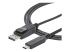 CDP2DP146B - StarTech.com 6ft/1.8m USB C to DisplayPort 1.4 Cable, 4K/5K/8K USB Type-C to DP 1.4 Alt Mode Video Adapter Converter, HBR3/HDR/DSC, 8K 60Hz DP 1.4 Monitor Cable for USB-C and Thunderbolt 3 - Right-angle