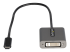 CDP2DVIEC - StarTech.com USB C to DVI Adapter, 1920x1200p, USB-C to DVI-D Adapter, USB Type C to DVI Monitor, Video Converter, Thunderbolt 3 Compatible, USB-C to DVI Dongle, 12" Long Attached Cable - Left side