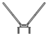 952-000041 - Logitech TV Mount For Video Bars - Front