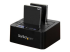 SDOCK2U313R - StarTech.com Standalone Hard Drive Duplicator, Dual Bay HDDSSD ClonerCopier, USB 3.1 (10 Gbps) to SATA III (6Gbps) HDDSSD Docking Station, Hard Disk Duplicator Dock - Right-angle