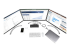 DK31C3HDPDUE - StarTech.com USB-C & USB-A Dock, Hybrid Universal Triple Monitor Laptop Docking Station w/ DisplayPort & HDMI 4K 60Hz, 85W Power Delivery, 6x USB Hub, Ethernet, Audio, USB 3.1 Gen 2 10Gbps - Top