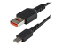 USBSCHAC1M - StarTech.com 3ft (1m) Secure Charging Cable, USB-A to USB-C Data Blocker Charge-Only Cable, No-Data Power-Only Charger Cable for Phone/Tablet, Data Blocking USB Protector Adapter Cable - Close up