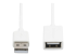 USBEXTPAA3MW - StarTech.com 3m White USB 2.0 Extension Cable Cord - Front