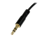 MU1MMSRA - StarTech.com 1 ft. (0.3 m) Right Angle 3.5 mm Audio Cable - Close up