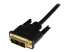 HDCDVIMM1M - StarTech.com 1m (3.3 ft) Mini HDMI to DVI Cable, DVI-D to HDMI Cable (1920x1200p), 19 Pin HDMI Mini (C) Male to DVI-D Male, Digital Monitor Cable Adapter M/M, Single Link, Black - Close up