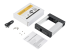 HSB1SATSASBA - StarTech.com 5.25" to 3.5" Trayless Hard Drive Hot Swap Bay - Left-angle
