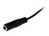 MU2MMFS - StarTech.com 2m Slim 3.5mm Stereo Extension Audio Cable - Close up