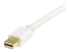 MDP2DPMM1MW - StarTech.com 1m 3 ft White Mini DisplayPort to DisplayPort 1.2 Adapter Cable M/M - Close up
